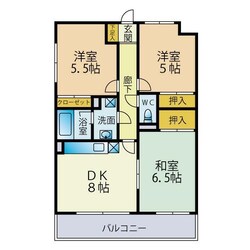 グレーシャス市川の物件間取画像